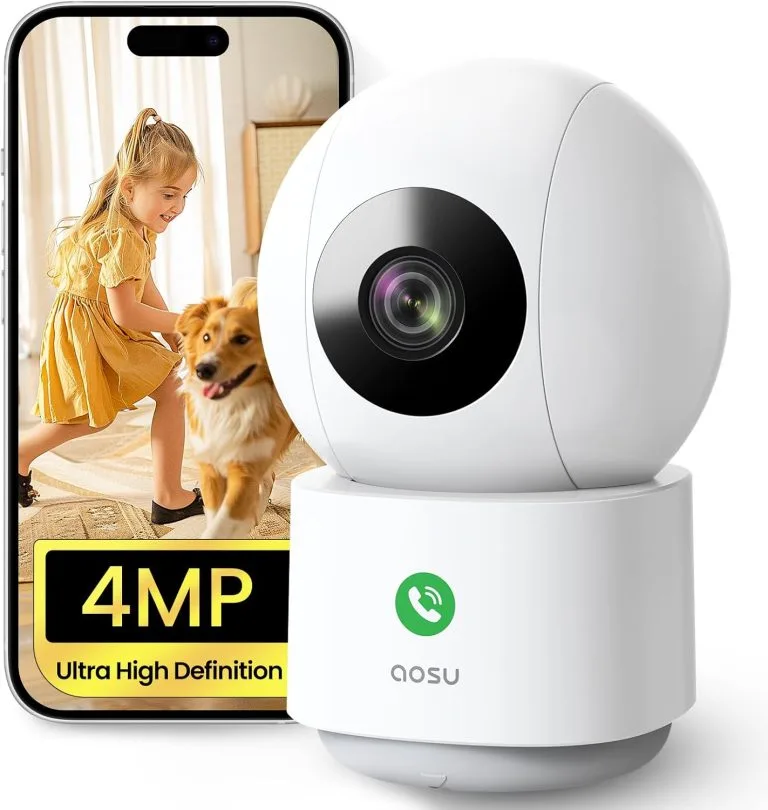 AOSU 4MP 2,5K Caméra Surveillance