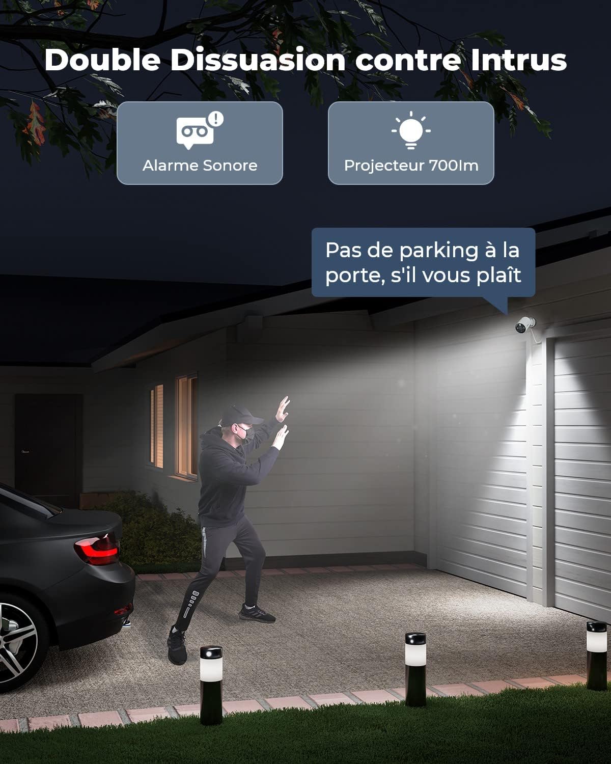 Test de la caméra Reolink RLC-1212A lumière