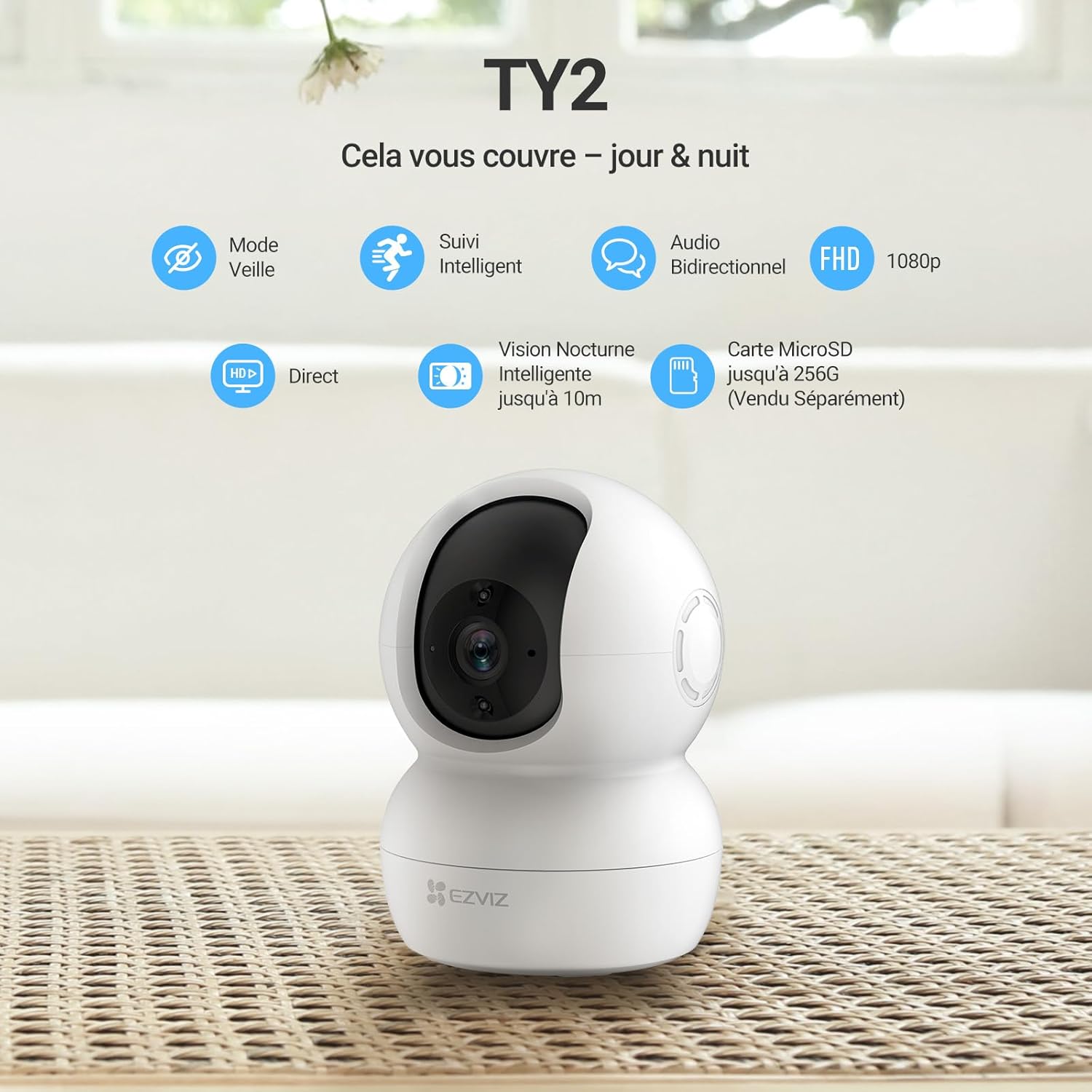 Avis produit EZVIZ Caméra Intérieure 360 3
