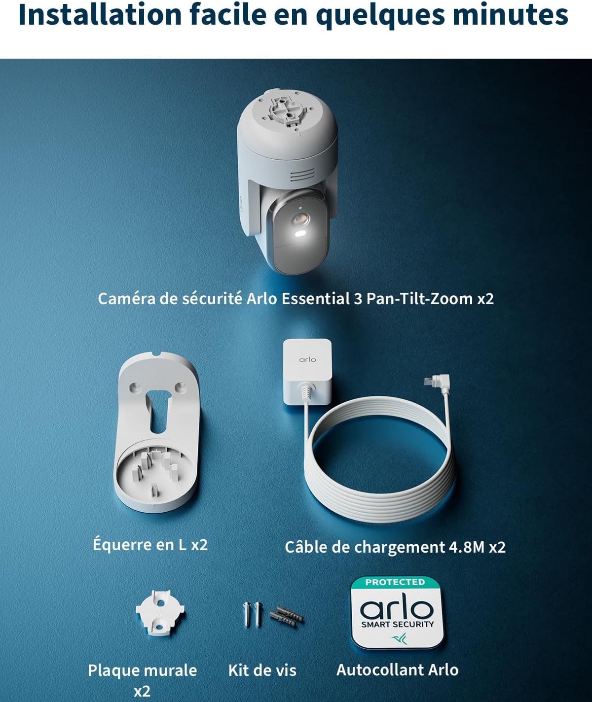 Avis Arlo Essential 3 installation